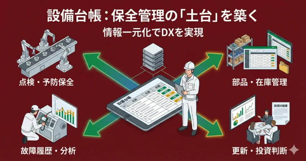 設備台帳とは？必須11項目と作り方テンプレ・運用ポイント